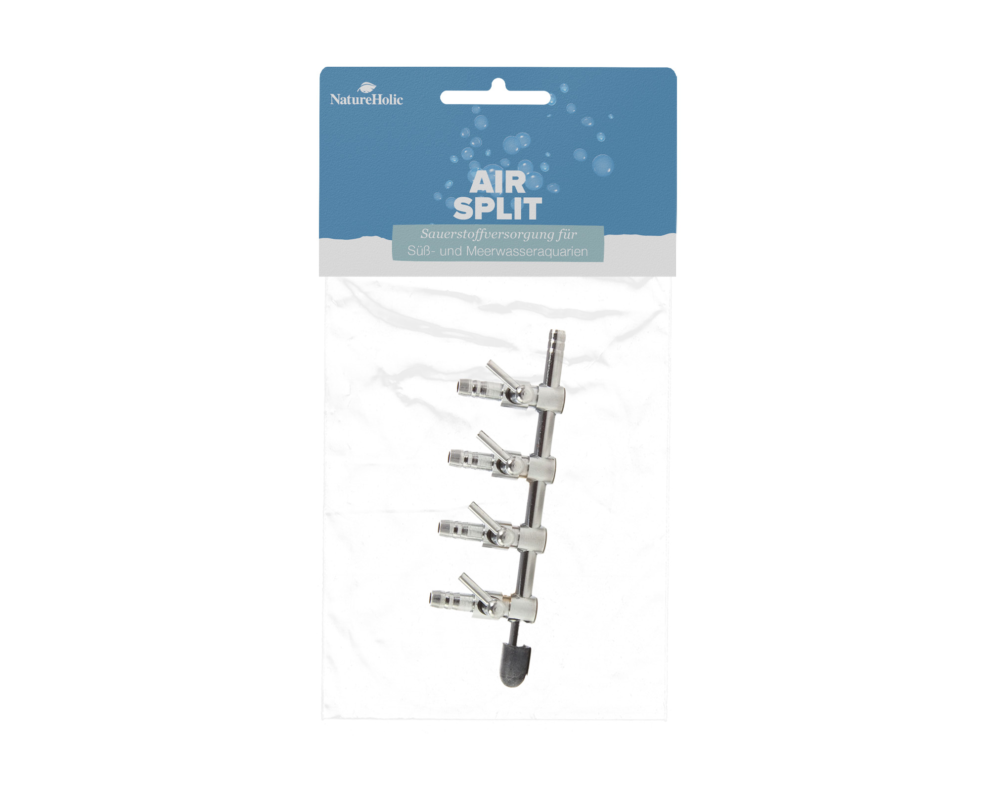 4-fach Luftverteiler für Süß- und Meerwasseraquarien